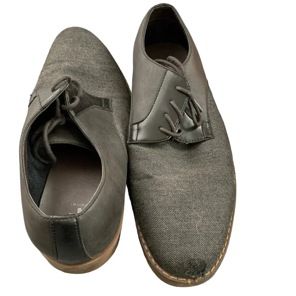 JF J. Ferrar Men's Gray Marcus Oxford Dress Shoes 11
